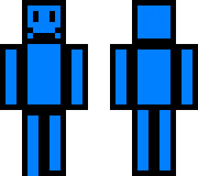 the blue robot (on) (re upload)