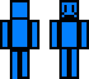 the blue robot (on)