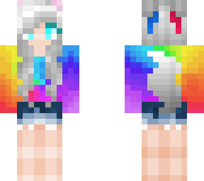 tie dye wolf girl not public, do not steal