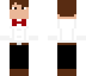 tuxedo man without jacket