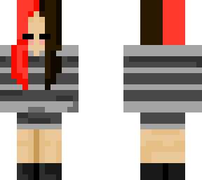 two sided hair colour chibi <3 (fixed)