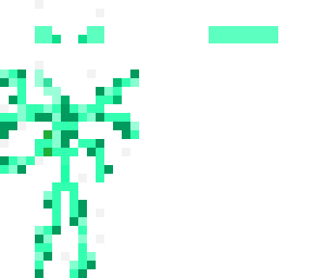 white corrupted with green