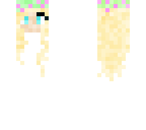 blonde flower crown base
