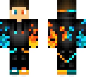 blue and red fire boy