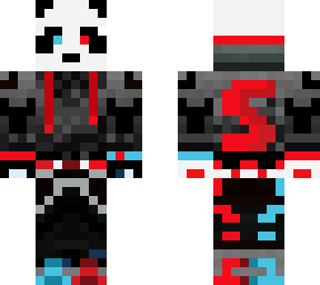 blue and red s panda