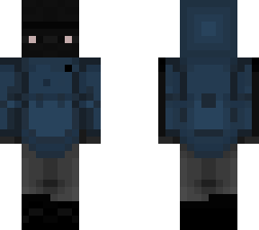 blue track suit