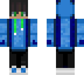 boy blue green black