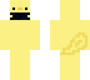 duck with a black mask