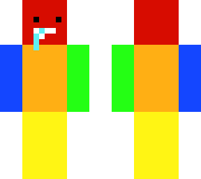 easy rainbow skin