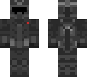 futuristic solider with egzo suit