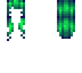 green-blue hair base