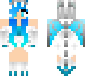 i just edited my other blue eyes white dragon girl (hair)