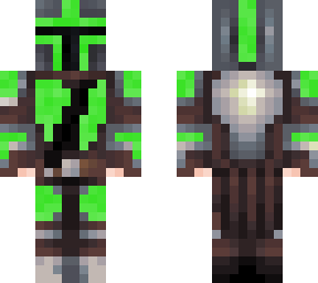 lime green mandalorian