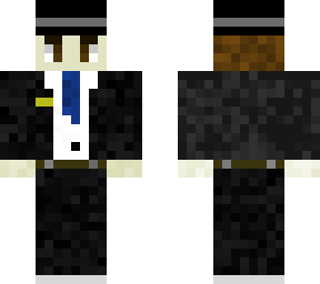 man with suit and hat