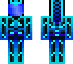 neon blue cyberpunk