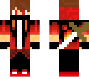 ninja red gamer boy