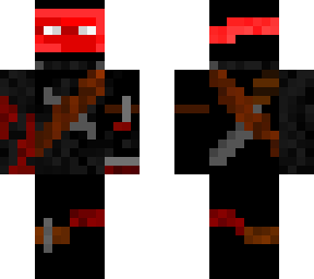 ninja with blood on hands