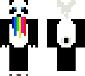 panda vomitando arco iris