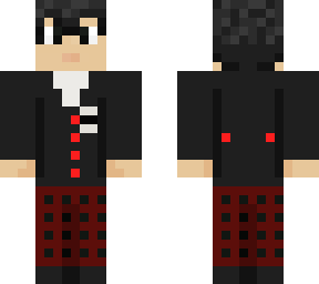 Persona 5 Protagonist School Minecraft Skin Persona 5 Protagonist School Minecraft Skin