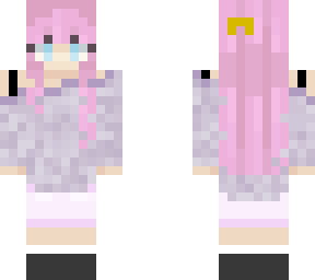 pink hair girl
