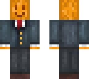 pumpkin navy suit