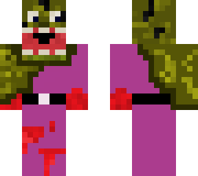 purple guy half springtrap