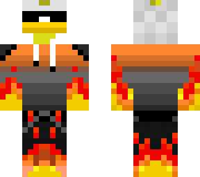 pyrochicken99 yellow mohawk and beard