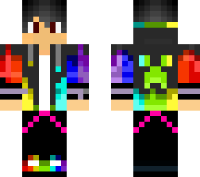 rainbow boy gradient hair