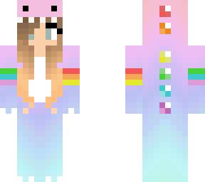 rainbow dinosaur girl