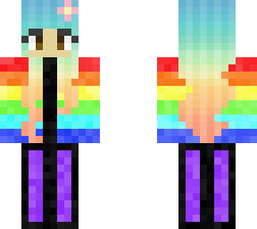 rainbow girl