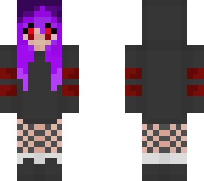 red n purple girl