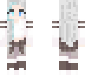 silk oc ice dragon girl in human form