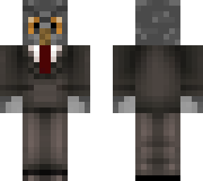suit grey owl