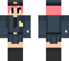 technoblade police skin (inspired by izethetic's animations)