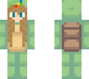 turtle rainbow girl