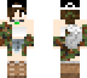 wolf girl camo