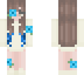 blue dark girl