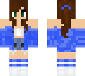 blue e-girl