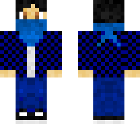 blue man