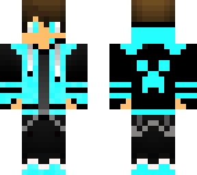 blue neon gamer
