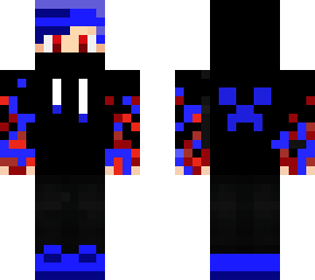 blue/red starter skin