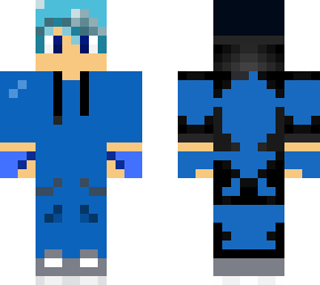 blue skin