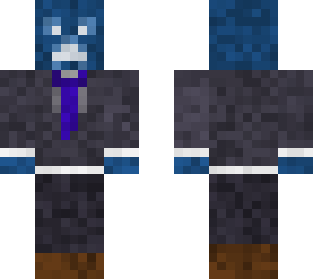 blue tuxedo creeper (no outer layer)