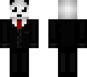 cute panda in suit