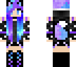 galaxy wolf skin
