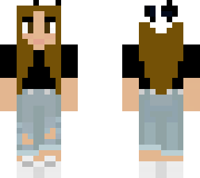 girl with cow print bandana