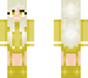 golden girl / yellow girl with sweater