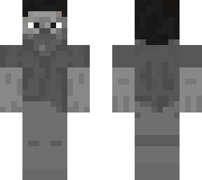 gray scale steve