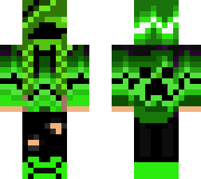 green electric creeper girl (edit) not by me!