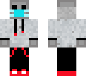 grey slime with mask